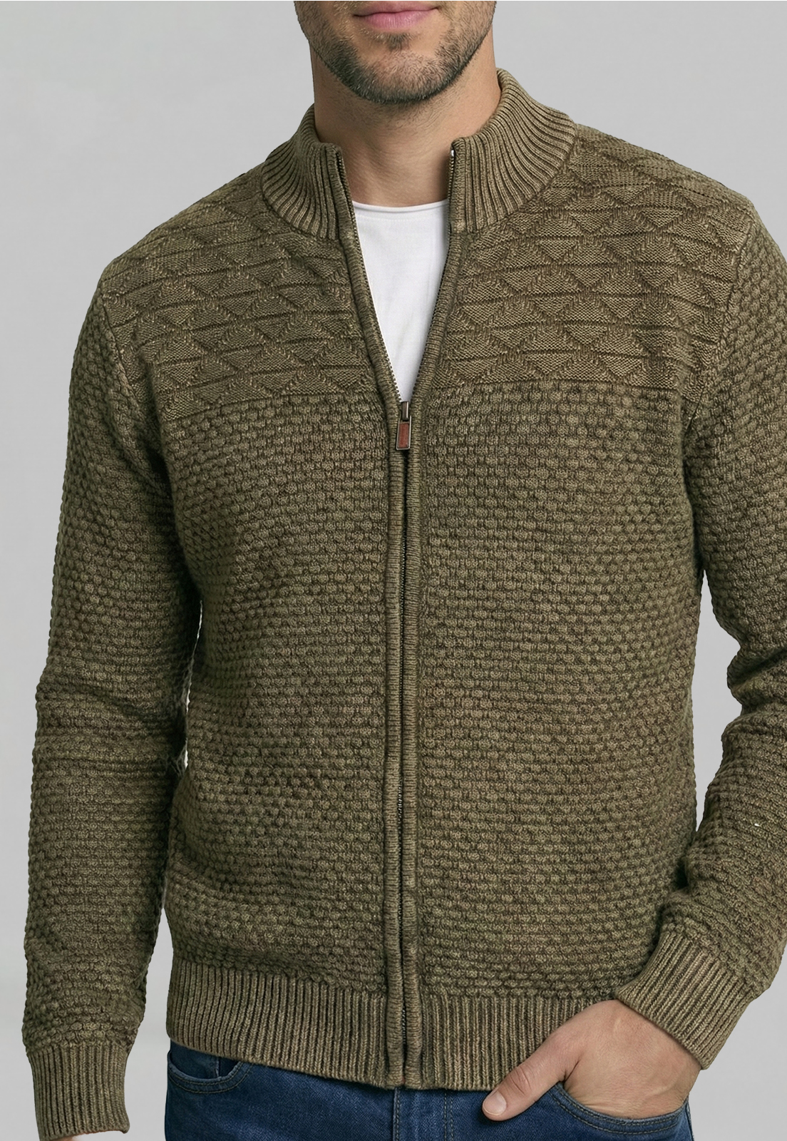 SWEATER BUFFALO GREEN - 3