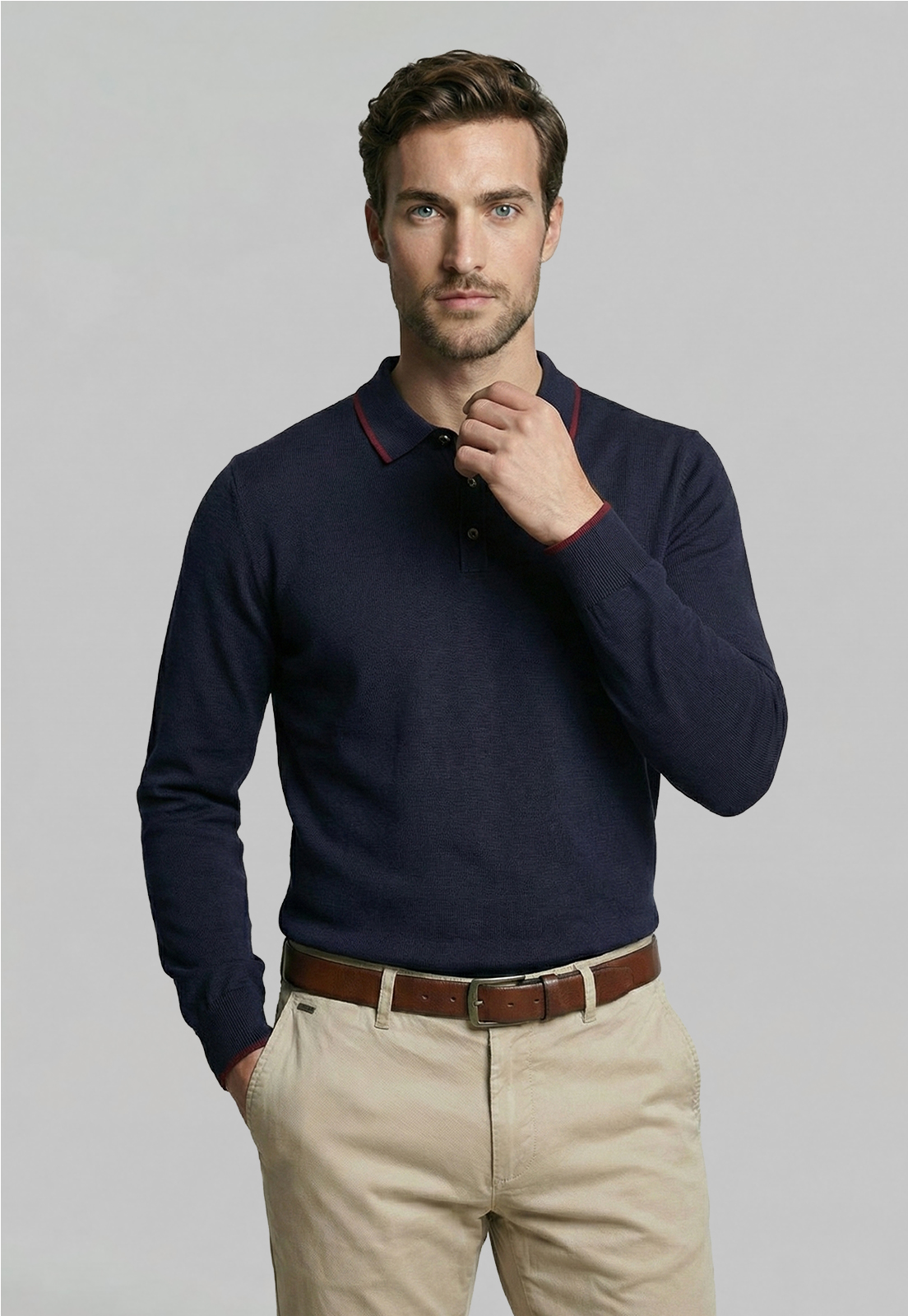 POLERA CLEVELAND NAVY - 1