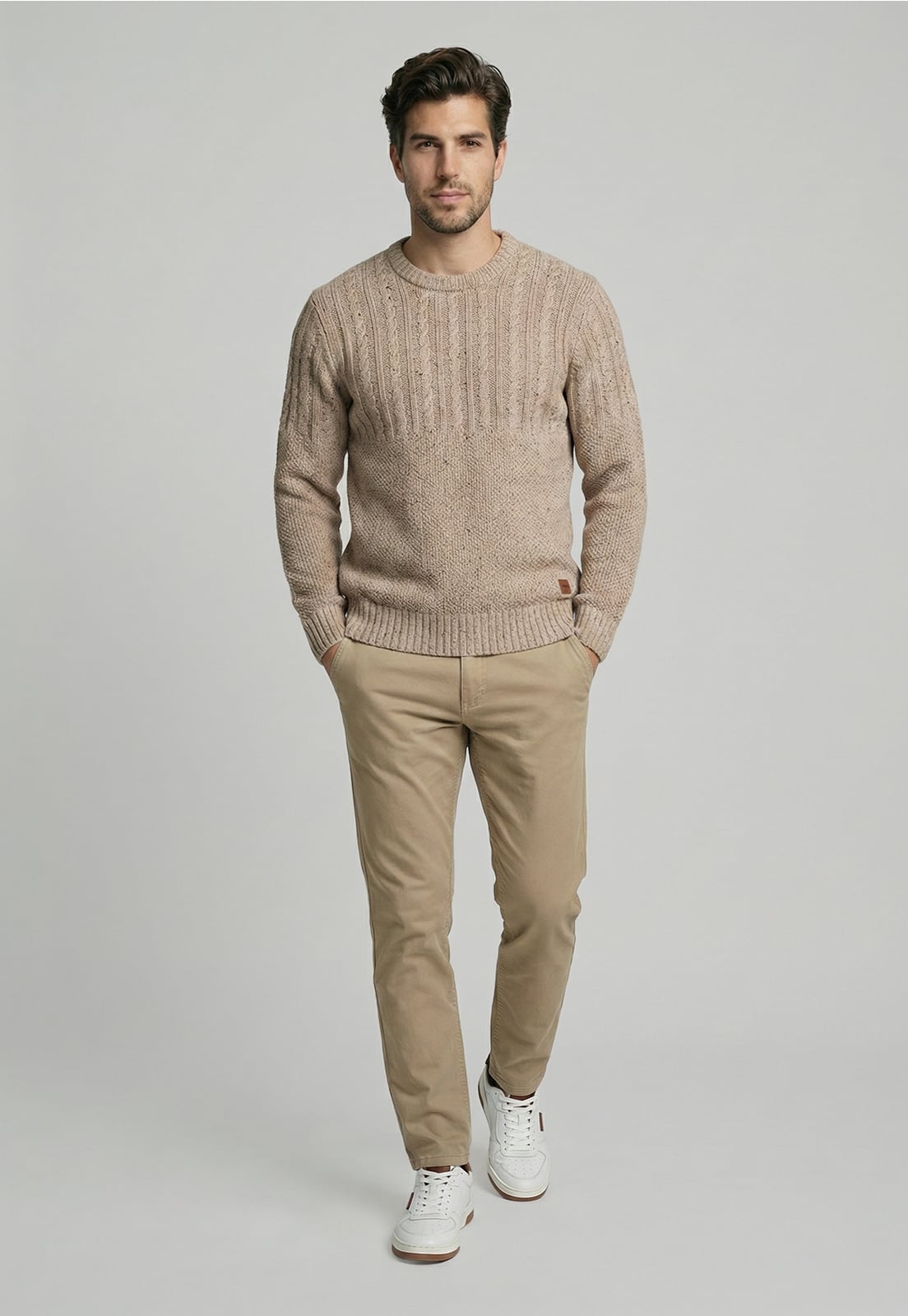 SWEATER DOWNEY OYSTER - 2