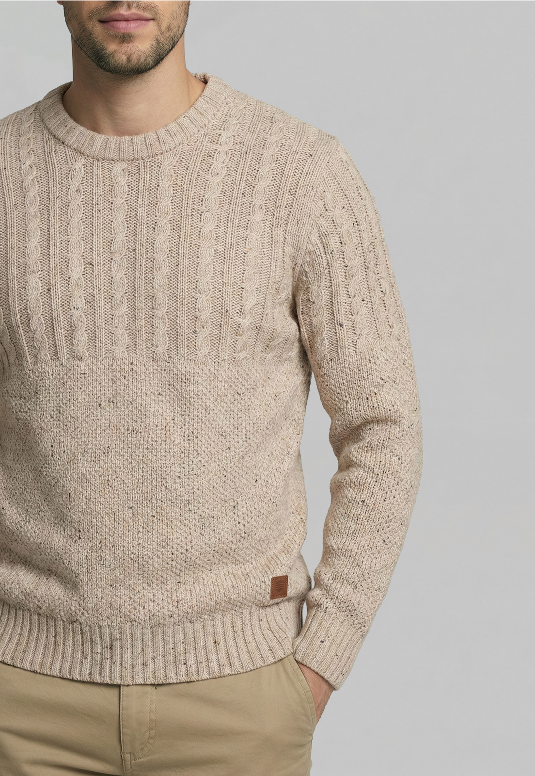 SWEATER DOWNEY OYSTER - 3