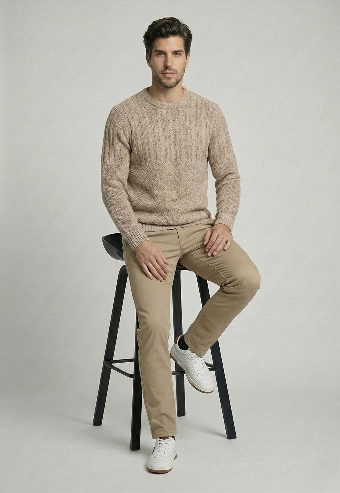 SWEATER DOWNEY OYSTER - 5