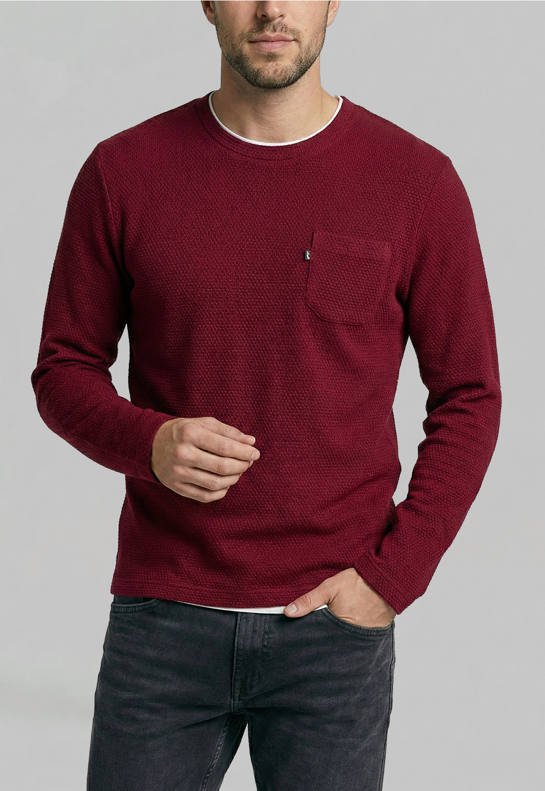 POLERA CINCINNATI BURGUNDY - 3
