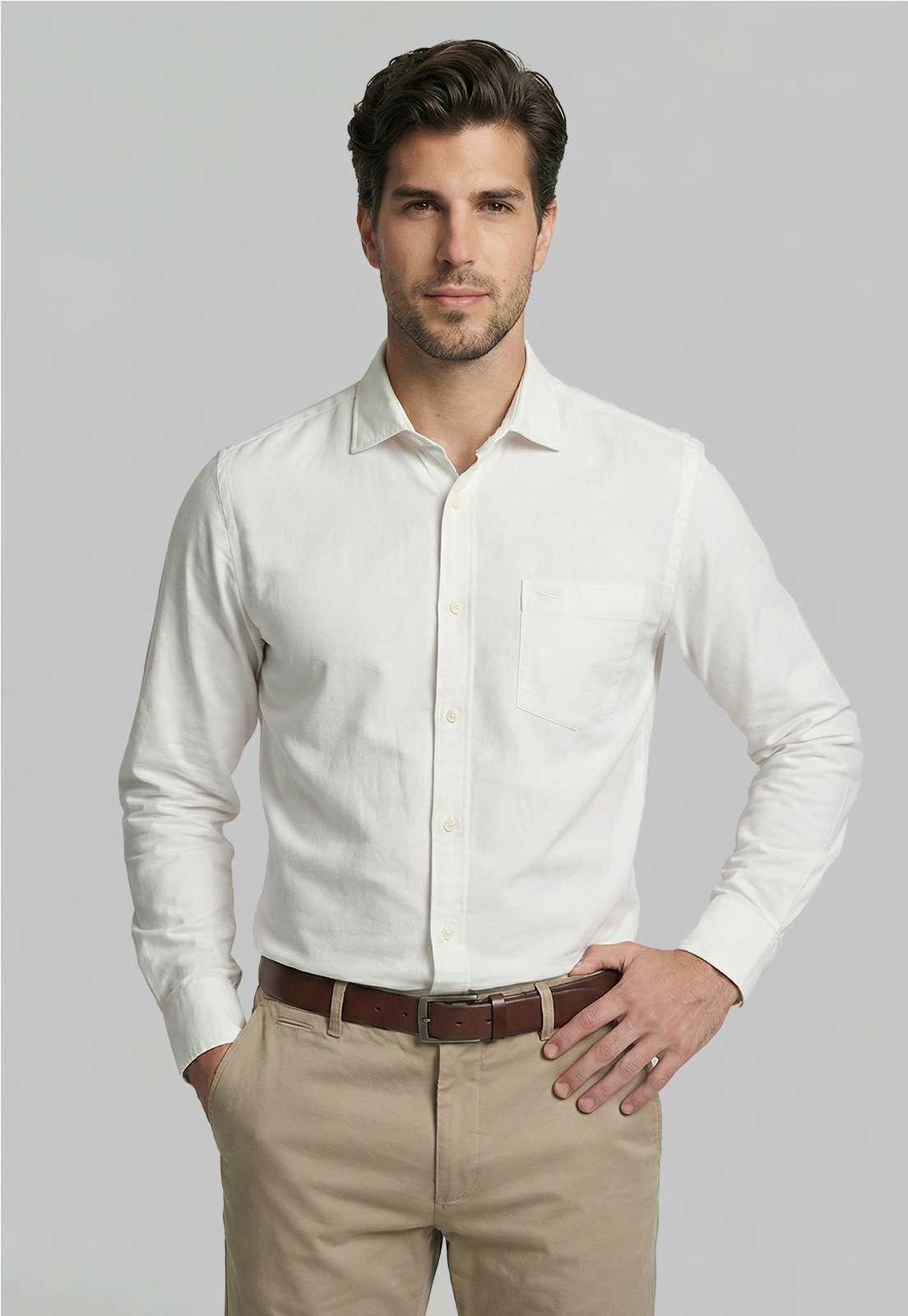 CAMISA CONNECTICUT WHITE - 1