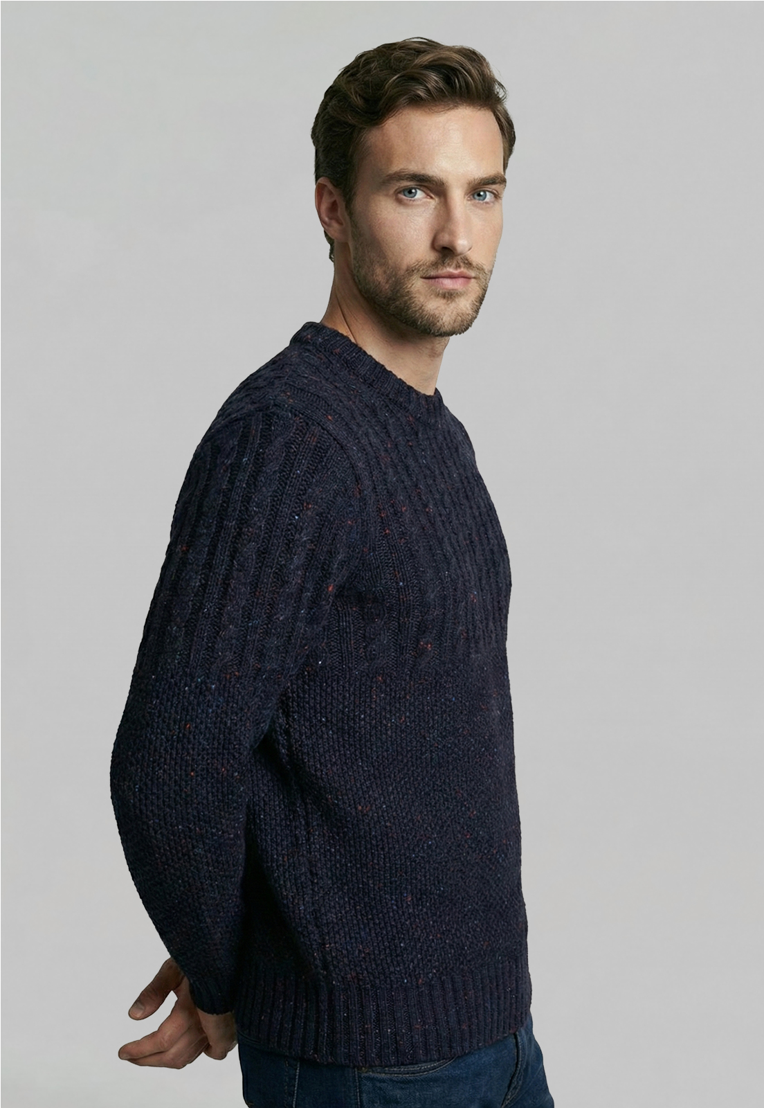 SWEATER DOWNEY NAVY - 1