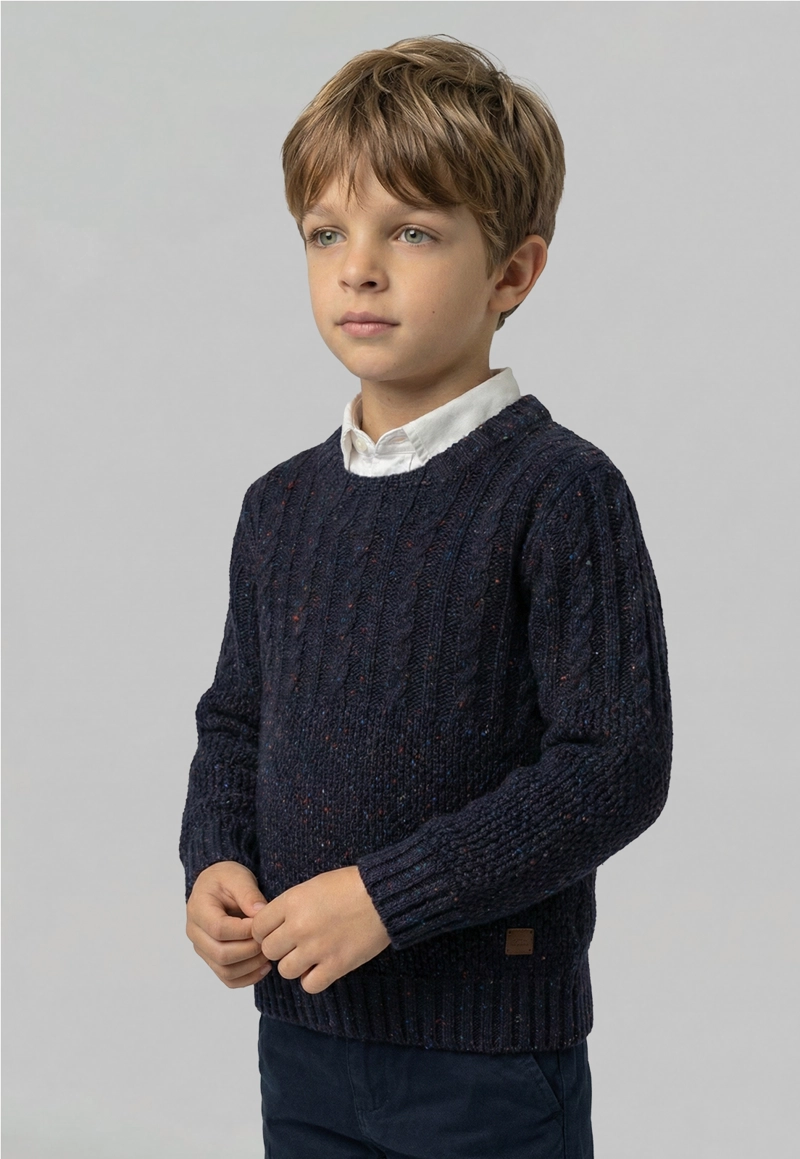 SWEATER KIDS DOWNEY NAVY - 1