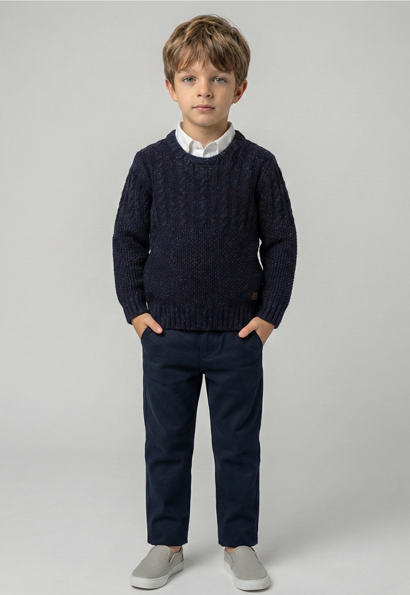 SWEATER KIDS DOWNEY NAVY - 2