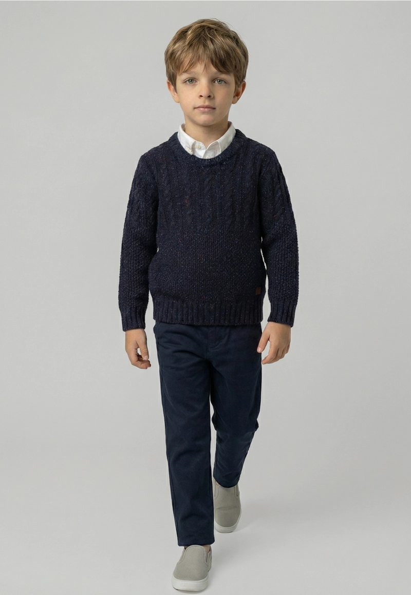 SWEATER KIDS DOWNEY NAVY - 5