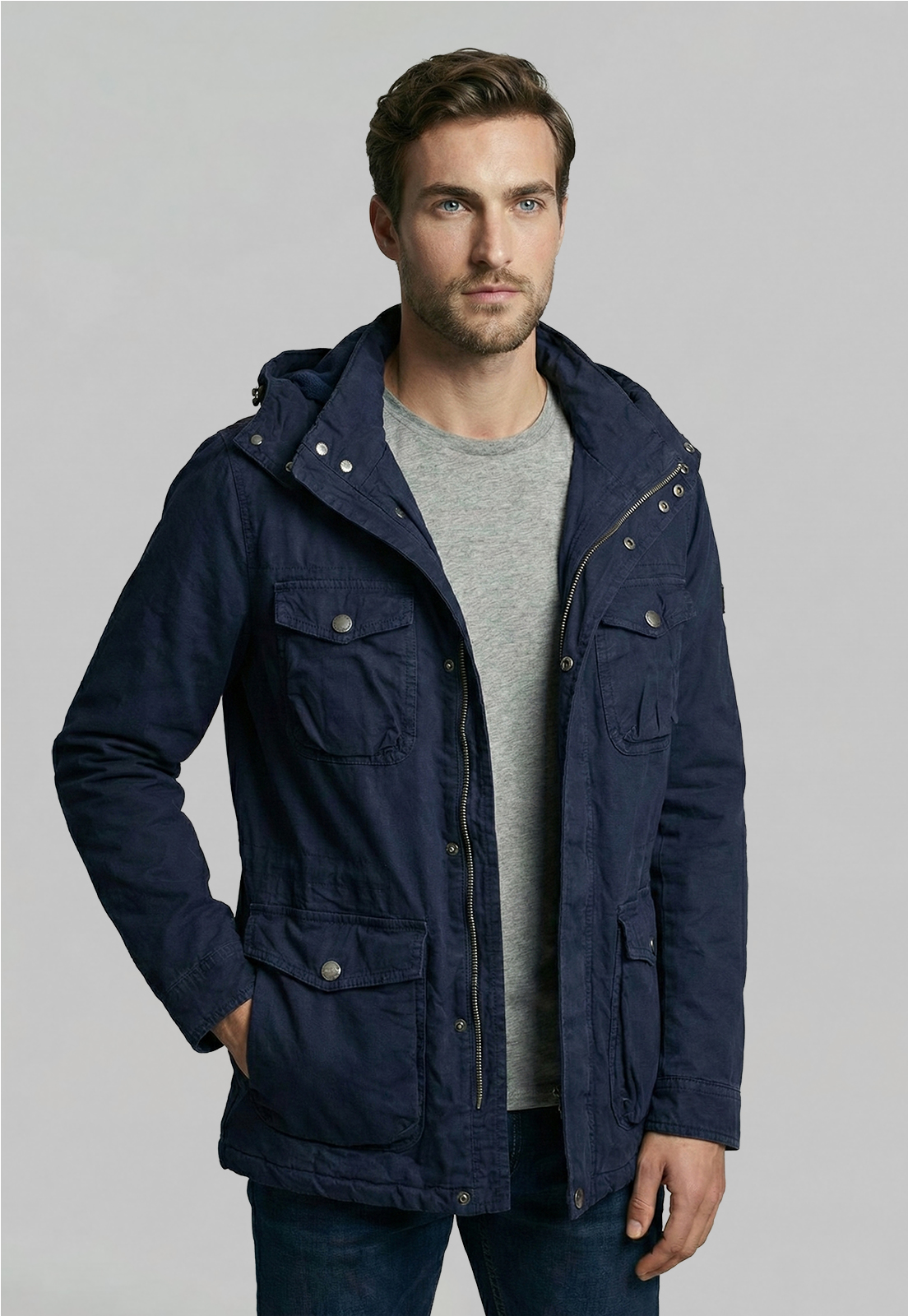CHAQUETA ALBANY NAVY - 1