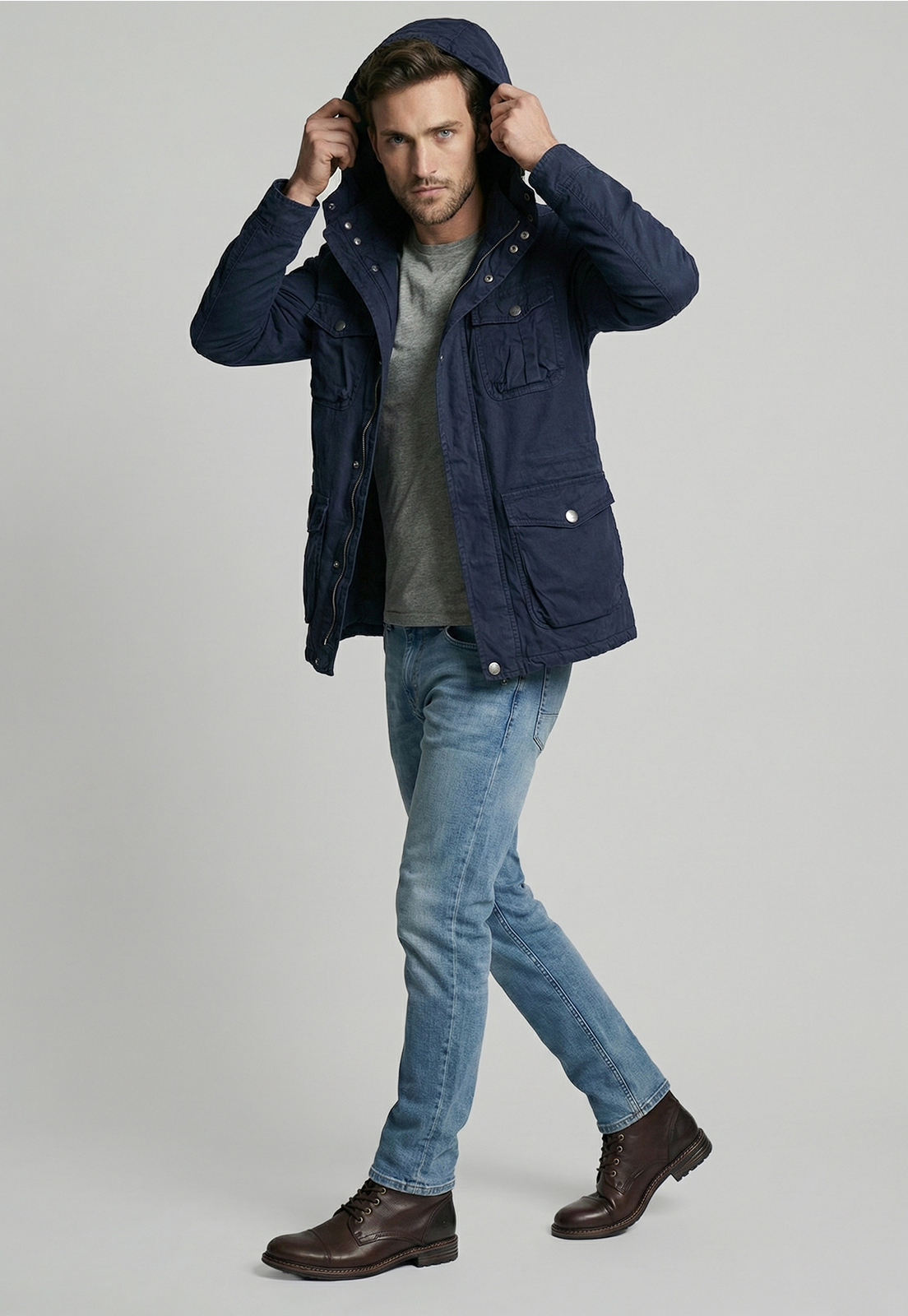 CHAQUETA ALBANY NAVY - 5