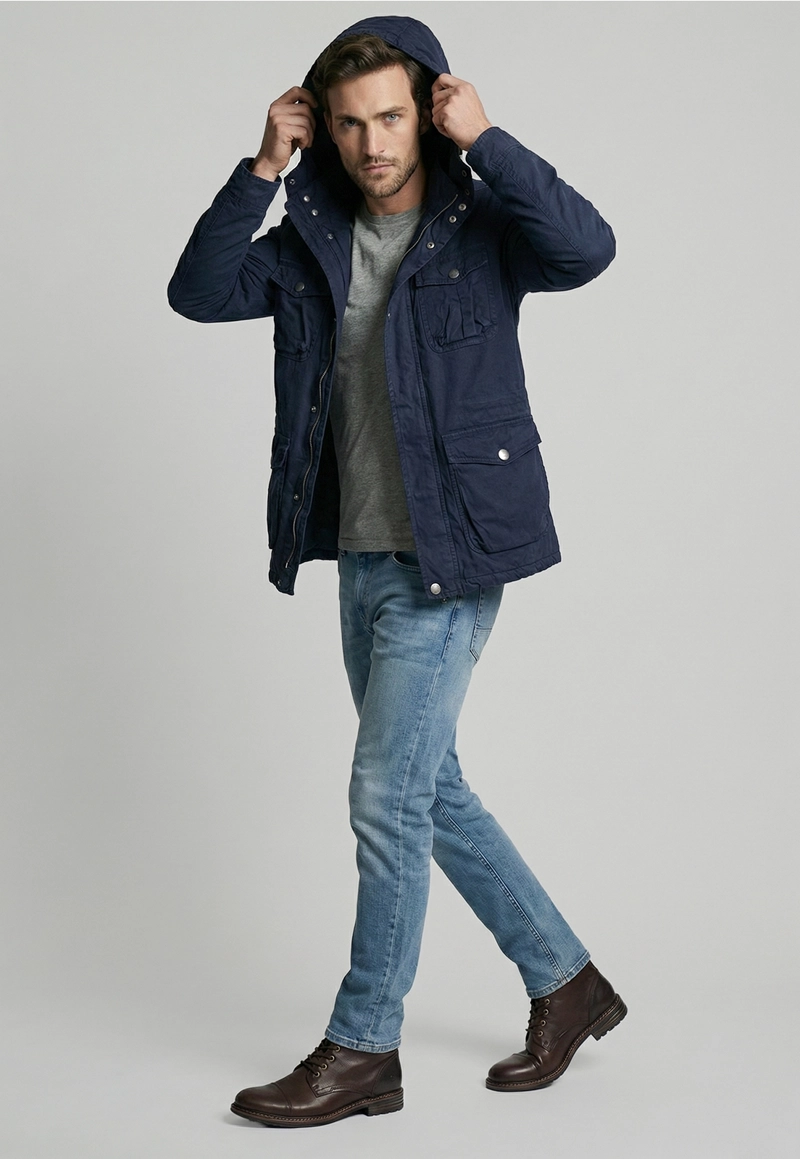 CHAQUETA ALBANY NAVY - 5