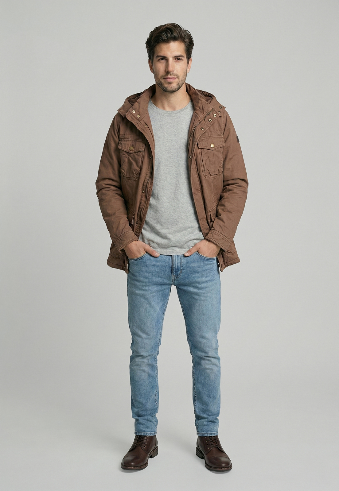 CHAQUETA ALBANY DK CAMEL - 2