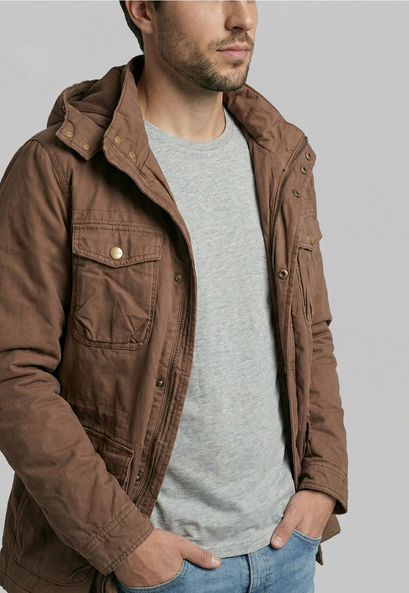CHAQUETA ALBANY DK CAMEL - 3