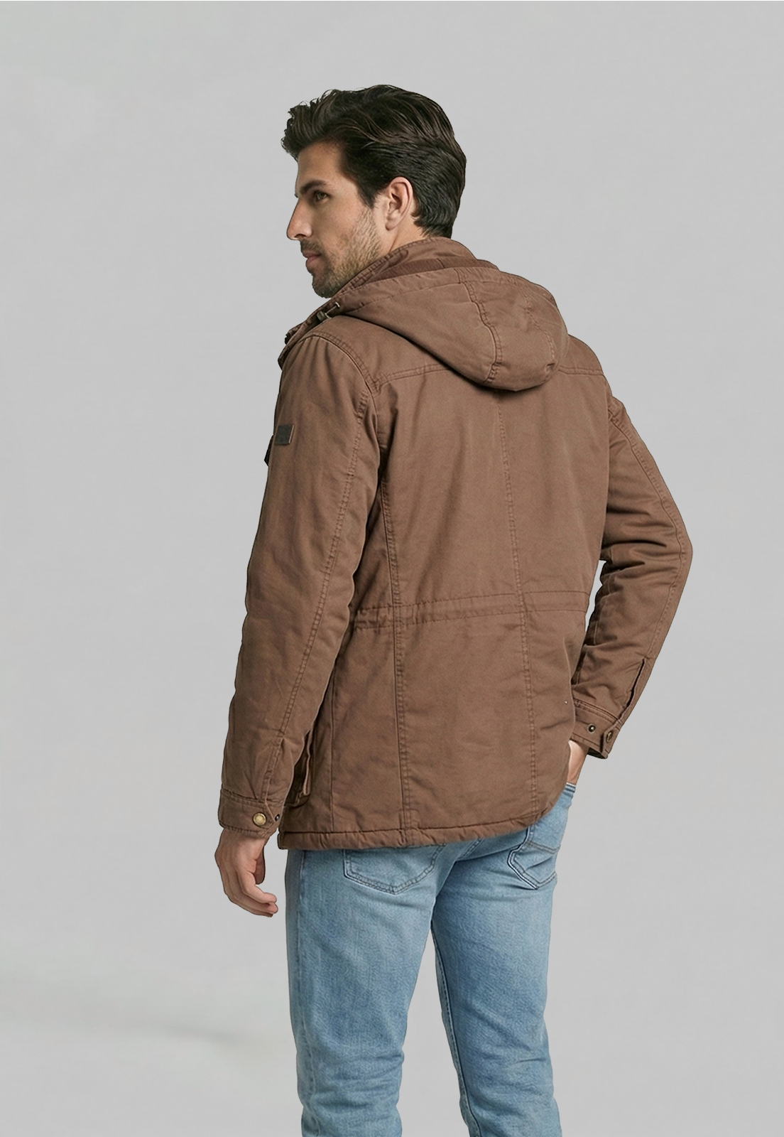 CHAQUETA ALBANY DK CAMEL - 4