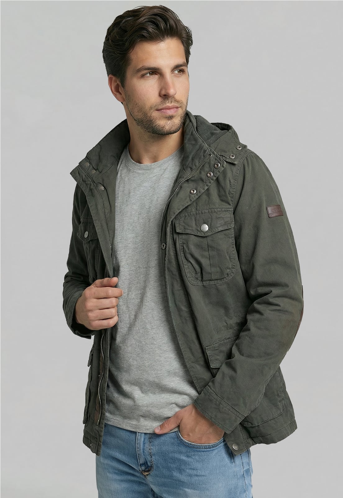 CHAQUETA ALBANY MILITARY - 1