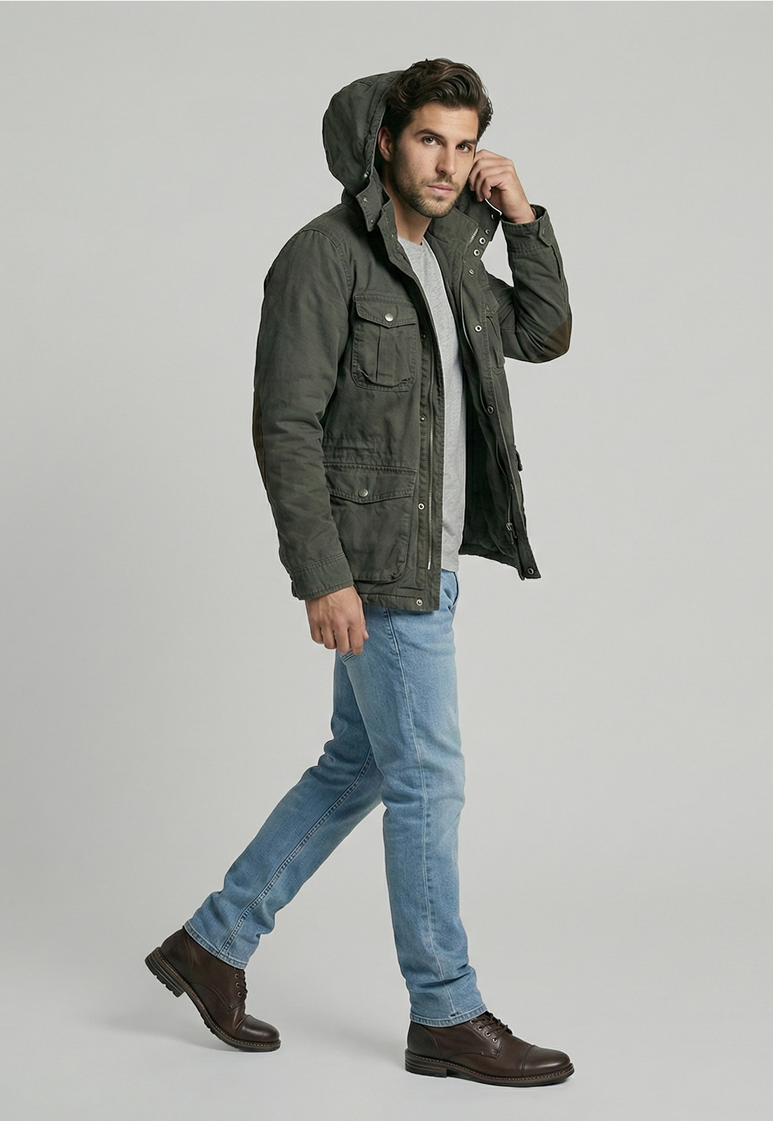 CHAQUETA ALBANY MILITARY - 5