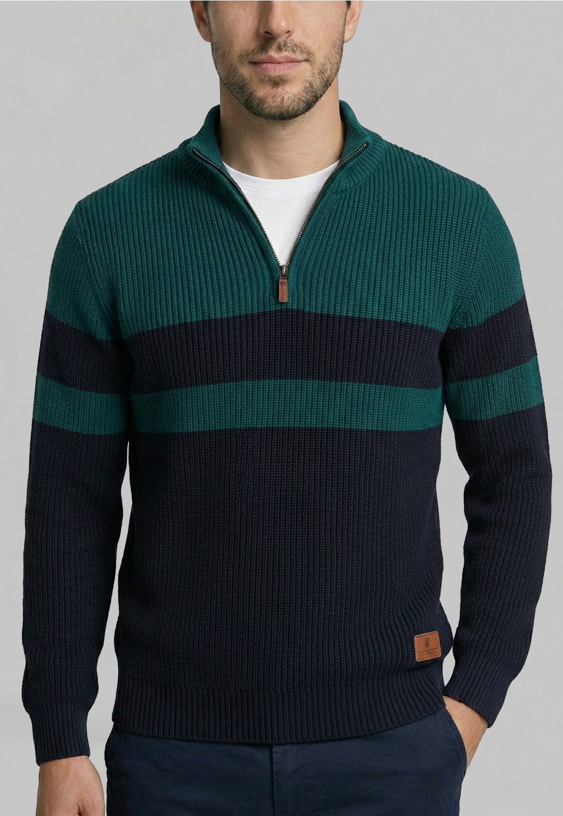 SWEATER BROWNSVILLE DK  GREEN - 3