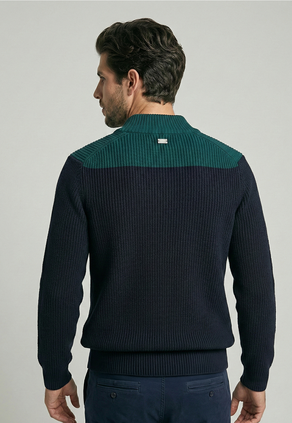 SWEATER BROWNSVILLE DK  GREEN - 4