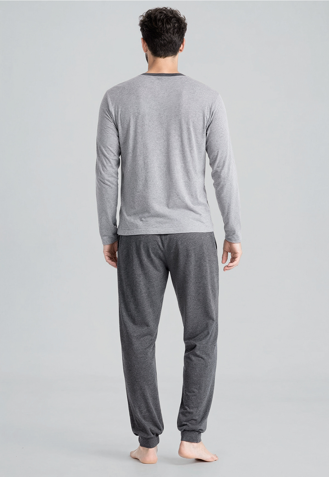 PIJAMA ALABAMA DK GREY MELANGE - 4