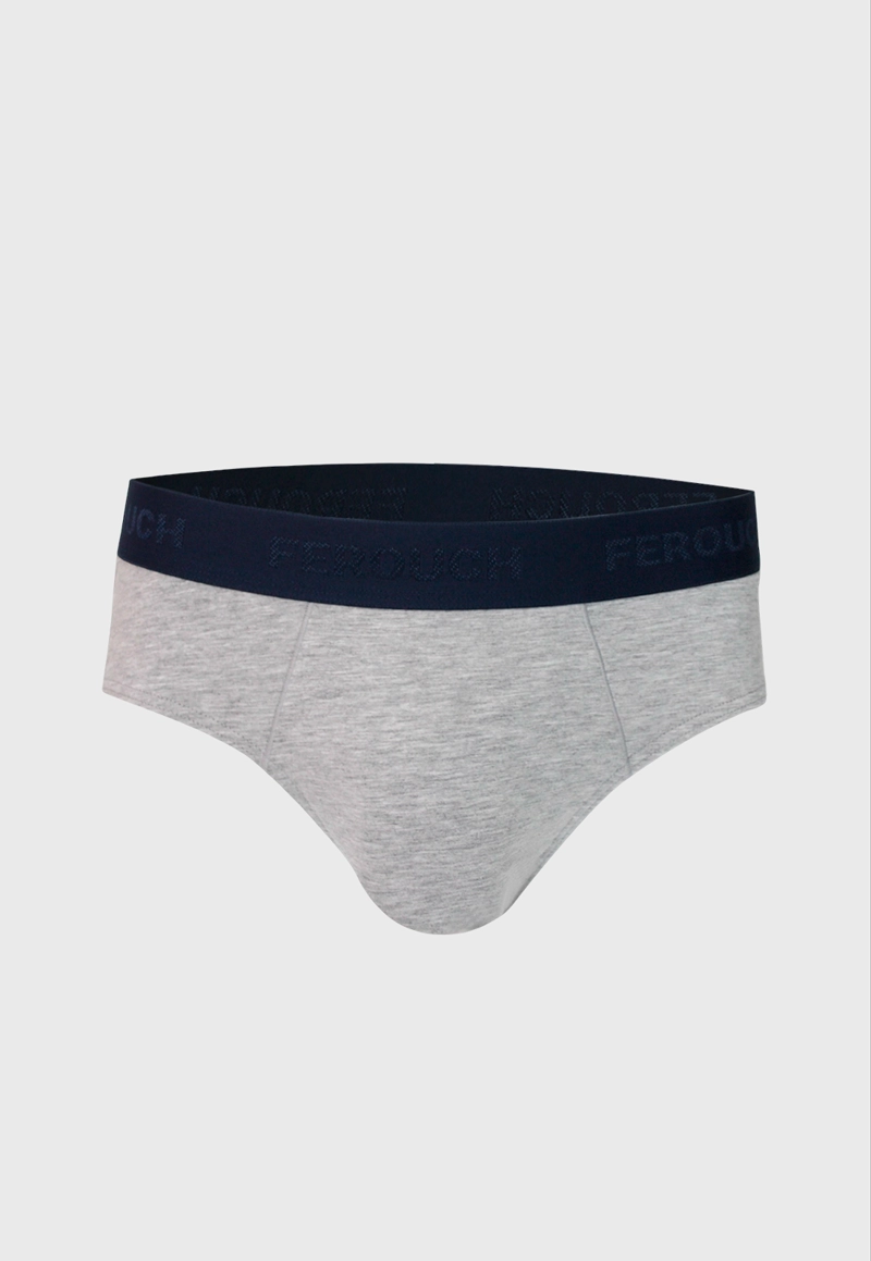 TRIPACK SLIP GRIS DK GREY MELANGE - 3
