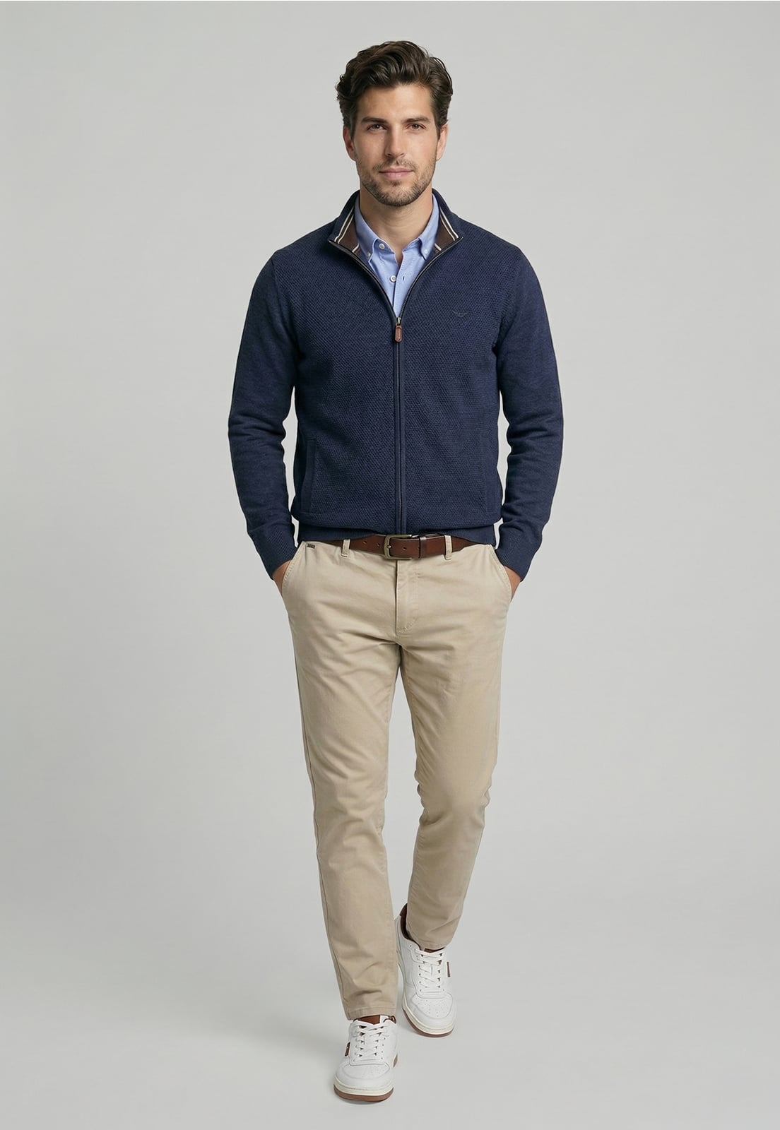 SWEATER BERKELEY NAVY MELANGE - 2