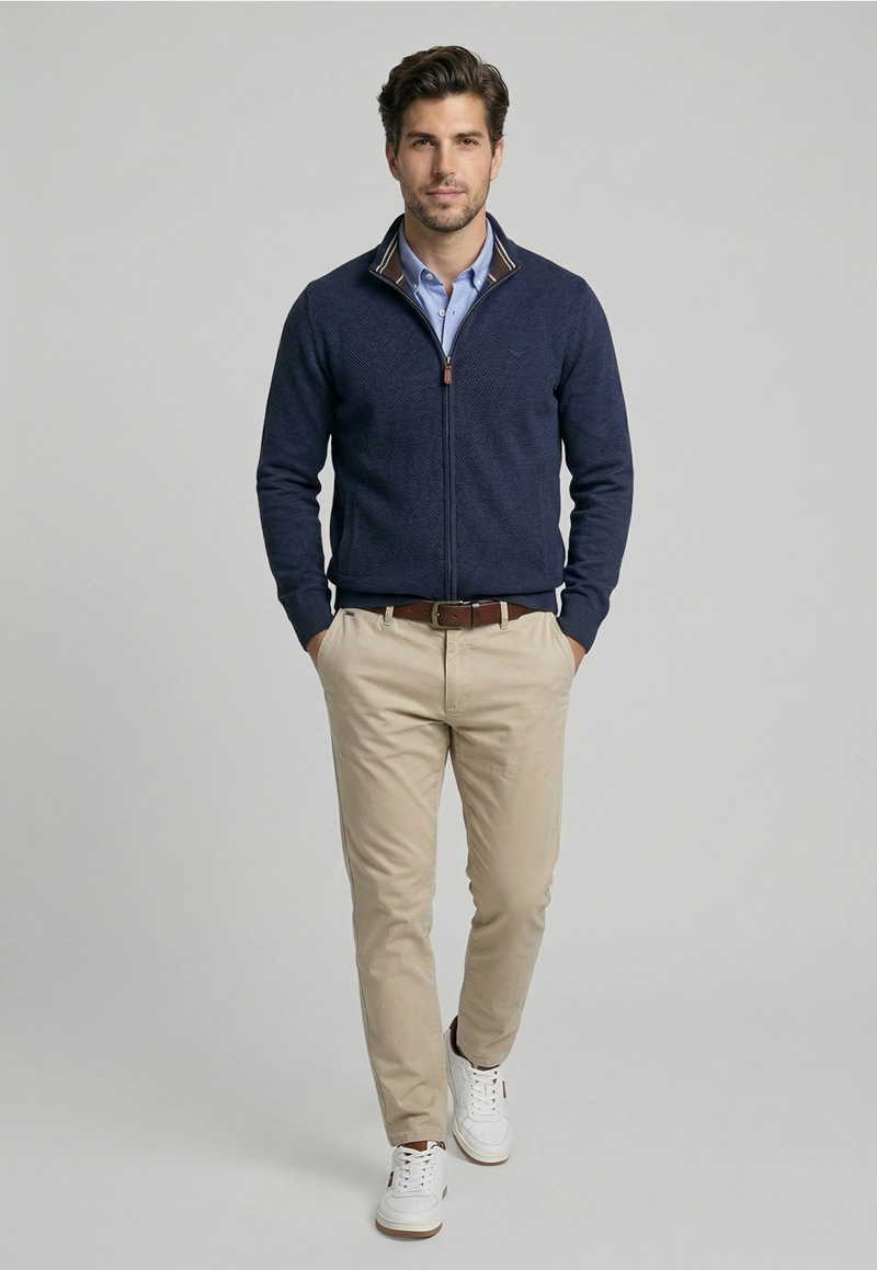 SWEATER BERKELEY NAVY MELANGE - 2