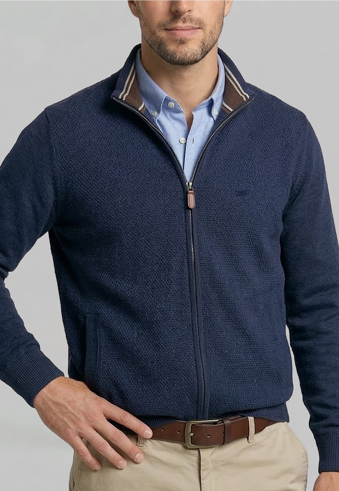 SWEATER BERKELEY NAVY MELANGE - 3