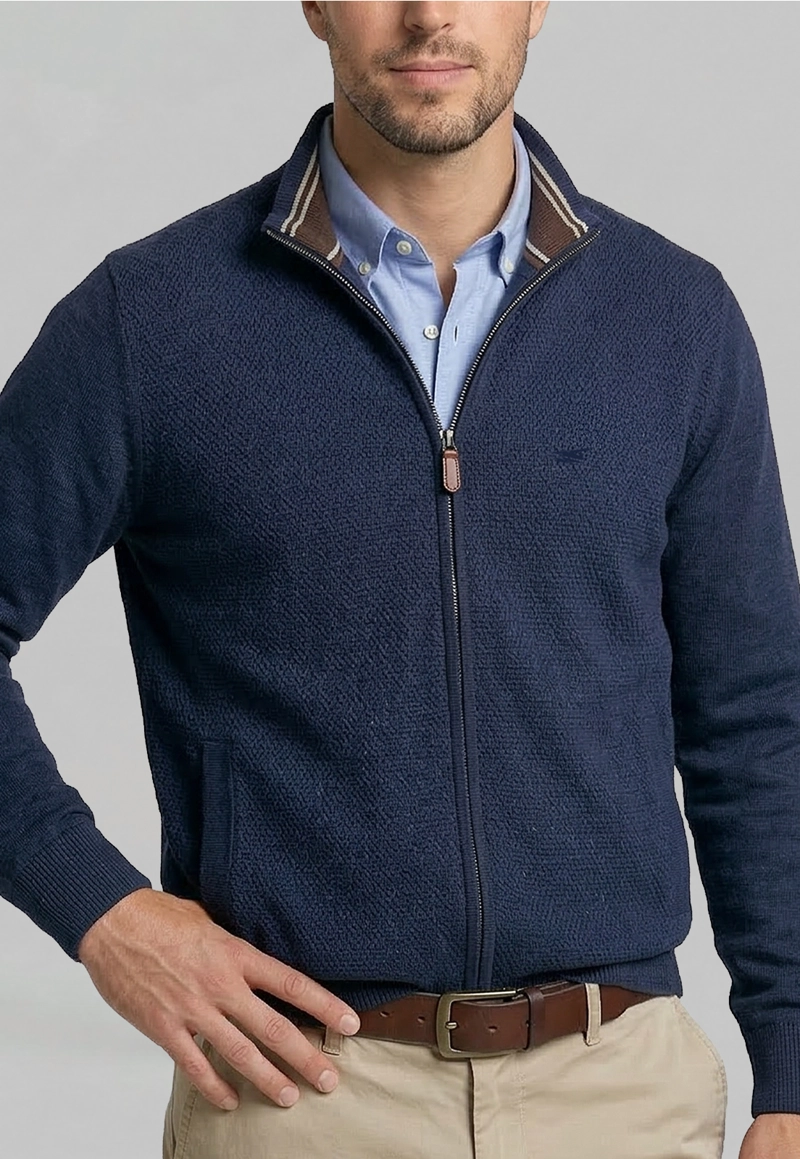 SWEATER BERKELEY NAVY MELANGE - 3