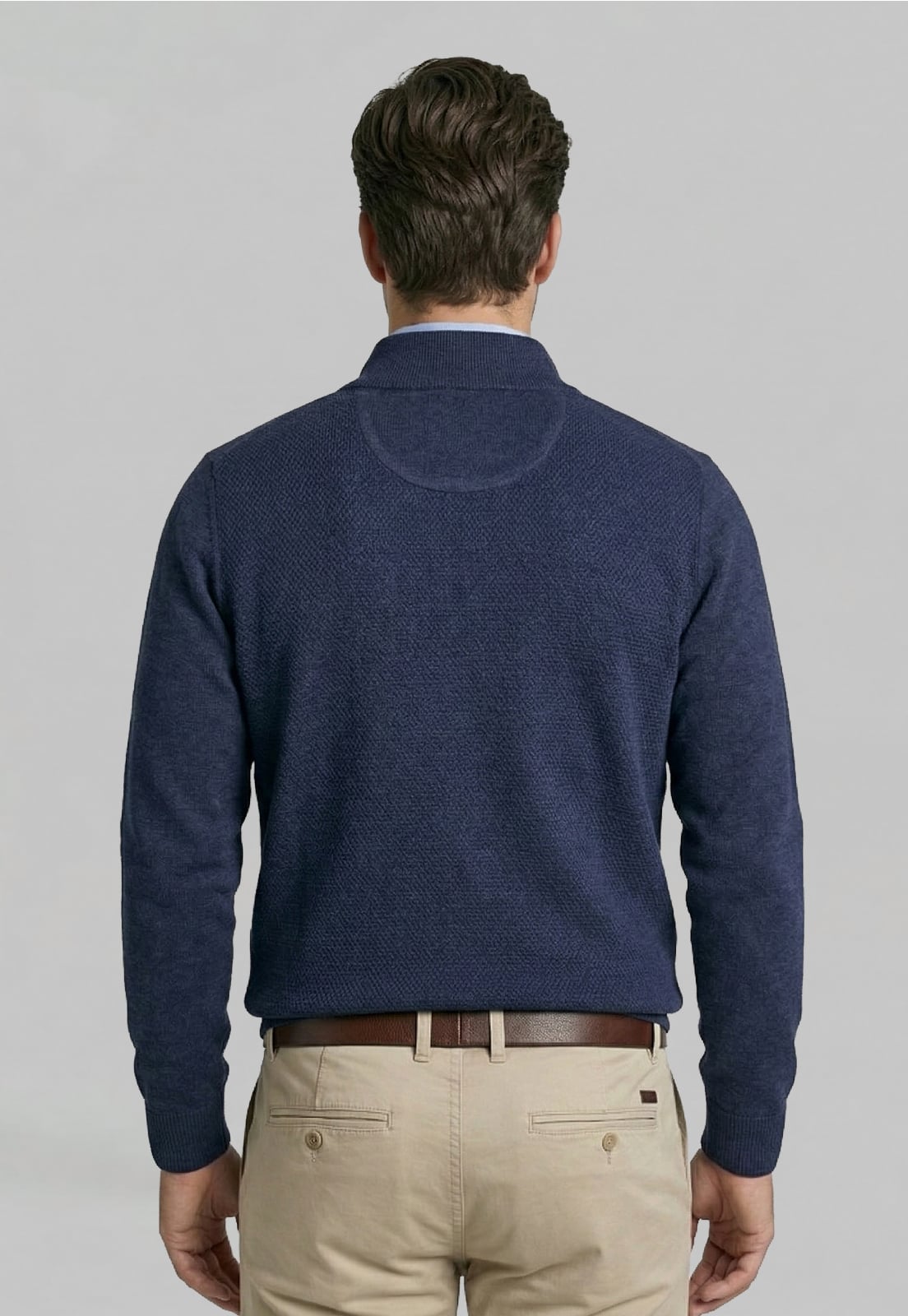 SWEATER BERKELEY NAVY MELANGE - 4