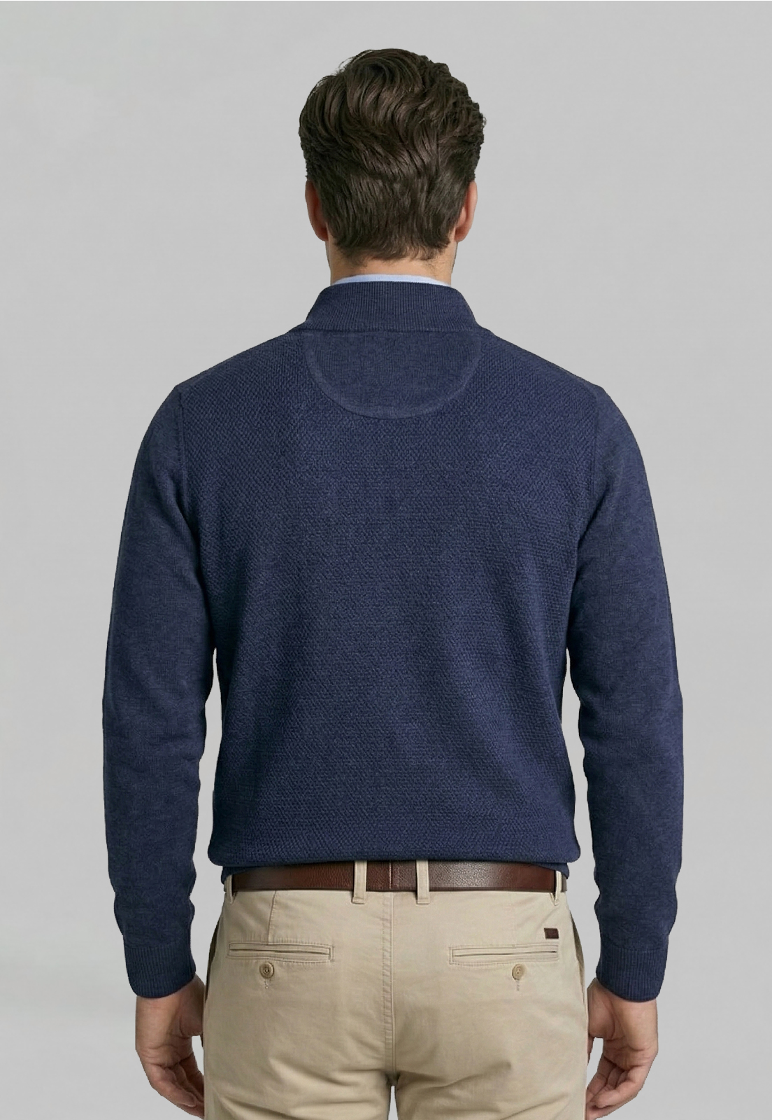 SWEATER BERKELEY NAVY MELANGE - 4