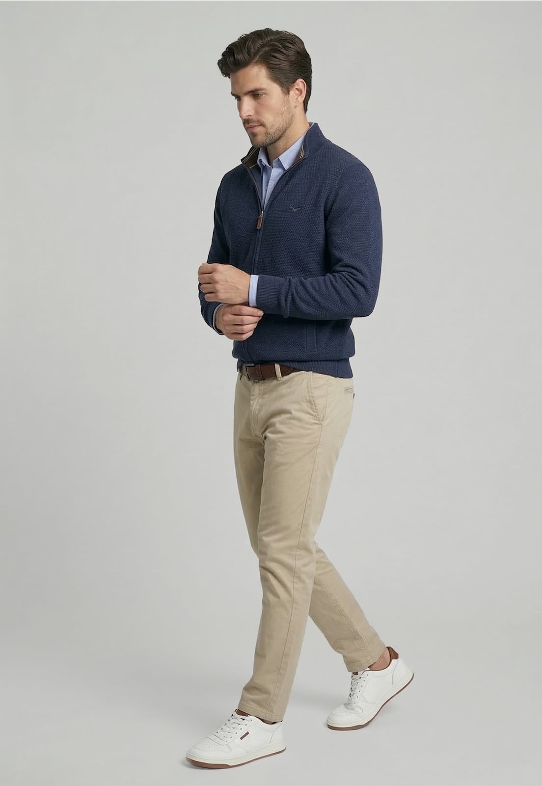 SWEATER BERKELEY NAVY MELANGE - 5