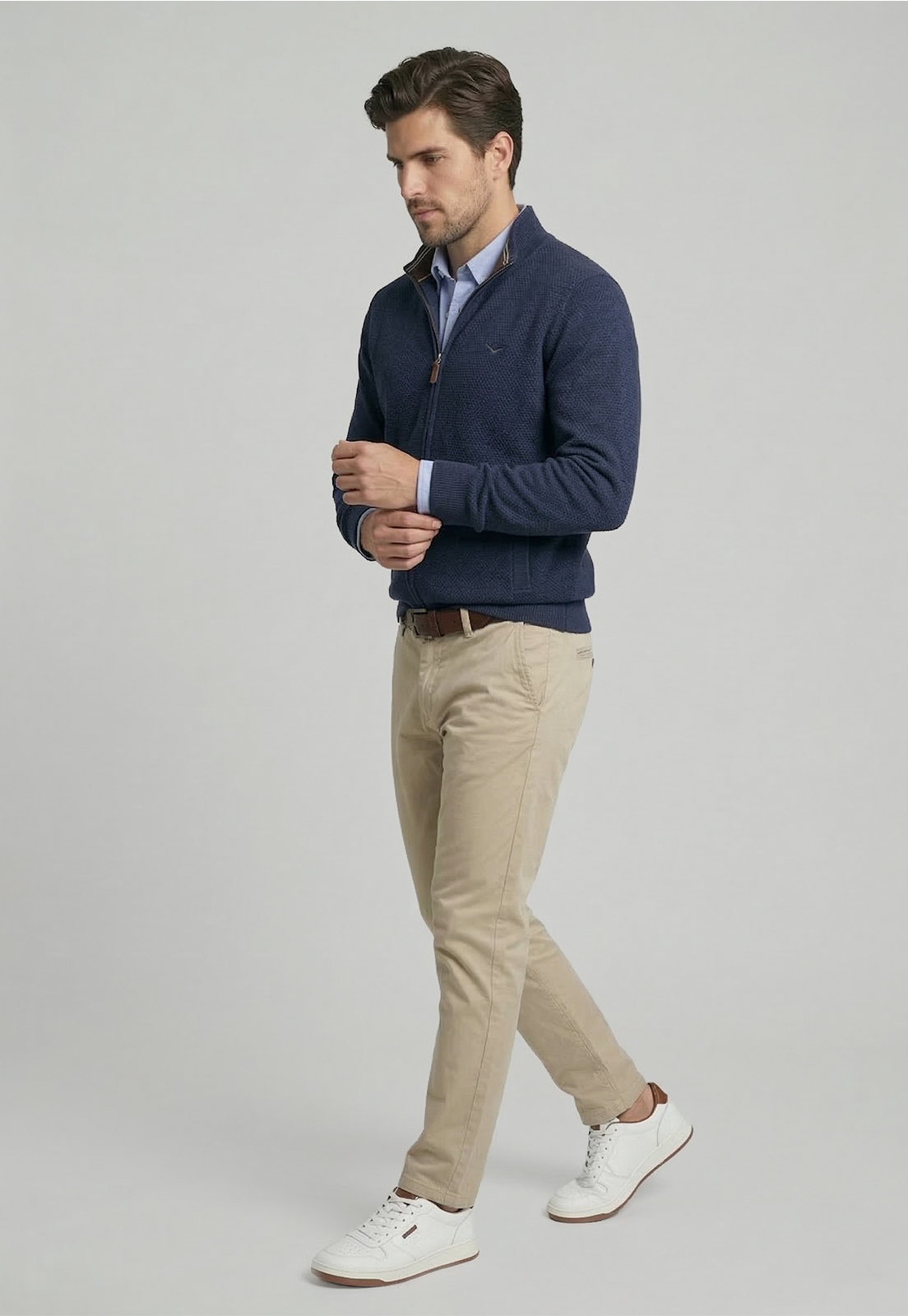 SWEATER BERKELEY NAVY MELANGE - 5