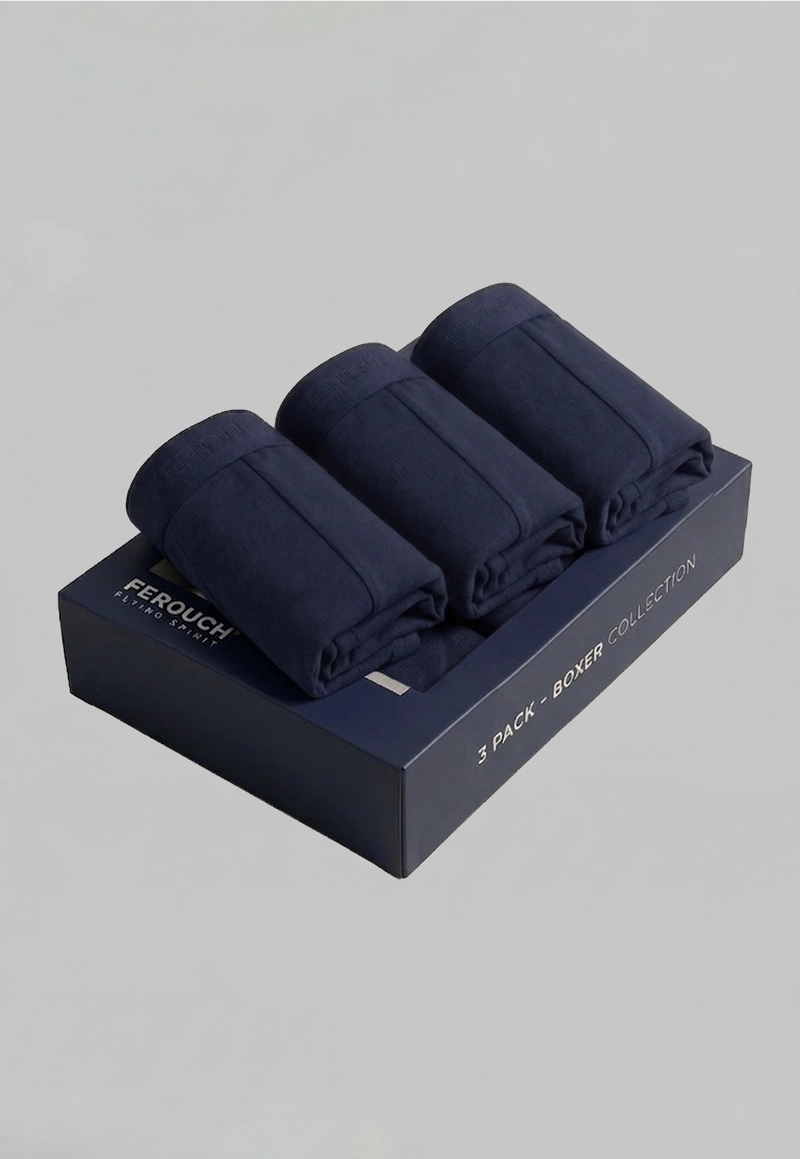 TRIPACK BOXER NAVY NAVY - 2