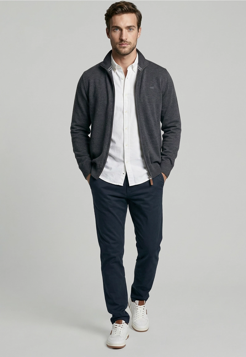 SWEATER BERKELEY GRAPHITO MELANGE - 2