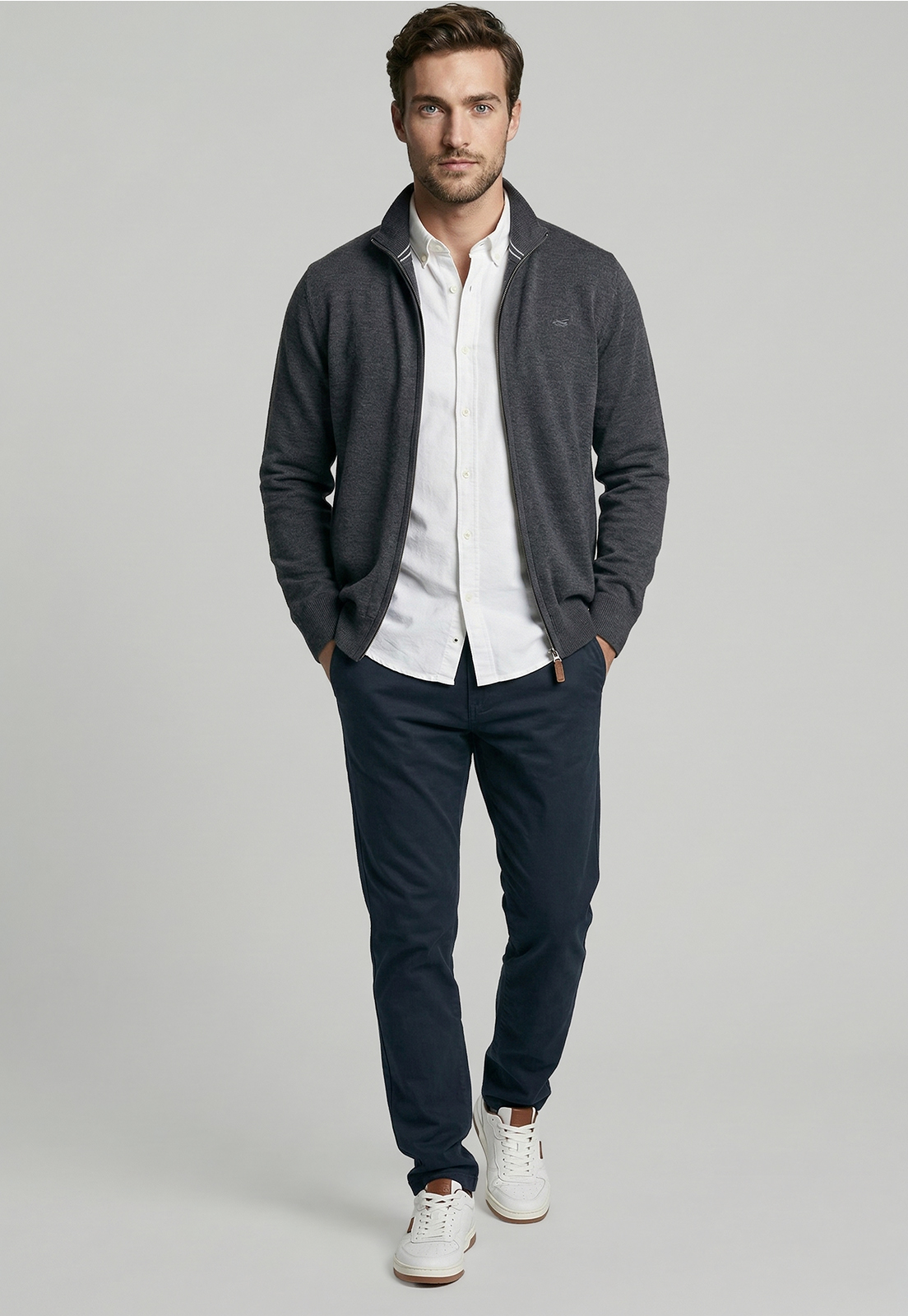 SWEATER BERKELEY GRAPHITO MELANGE - 2