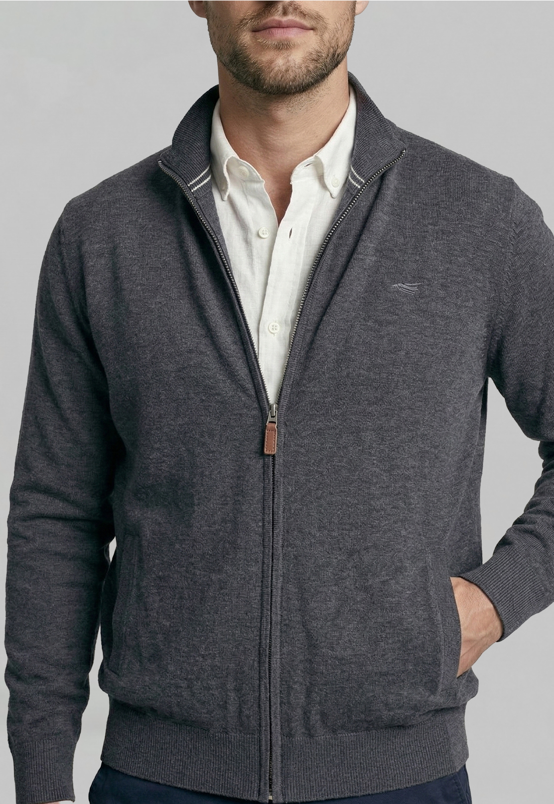 SWEATER BERKELEY GRAPHITO MELANGE - 3