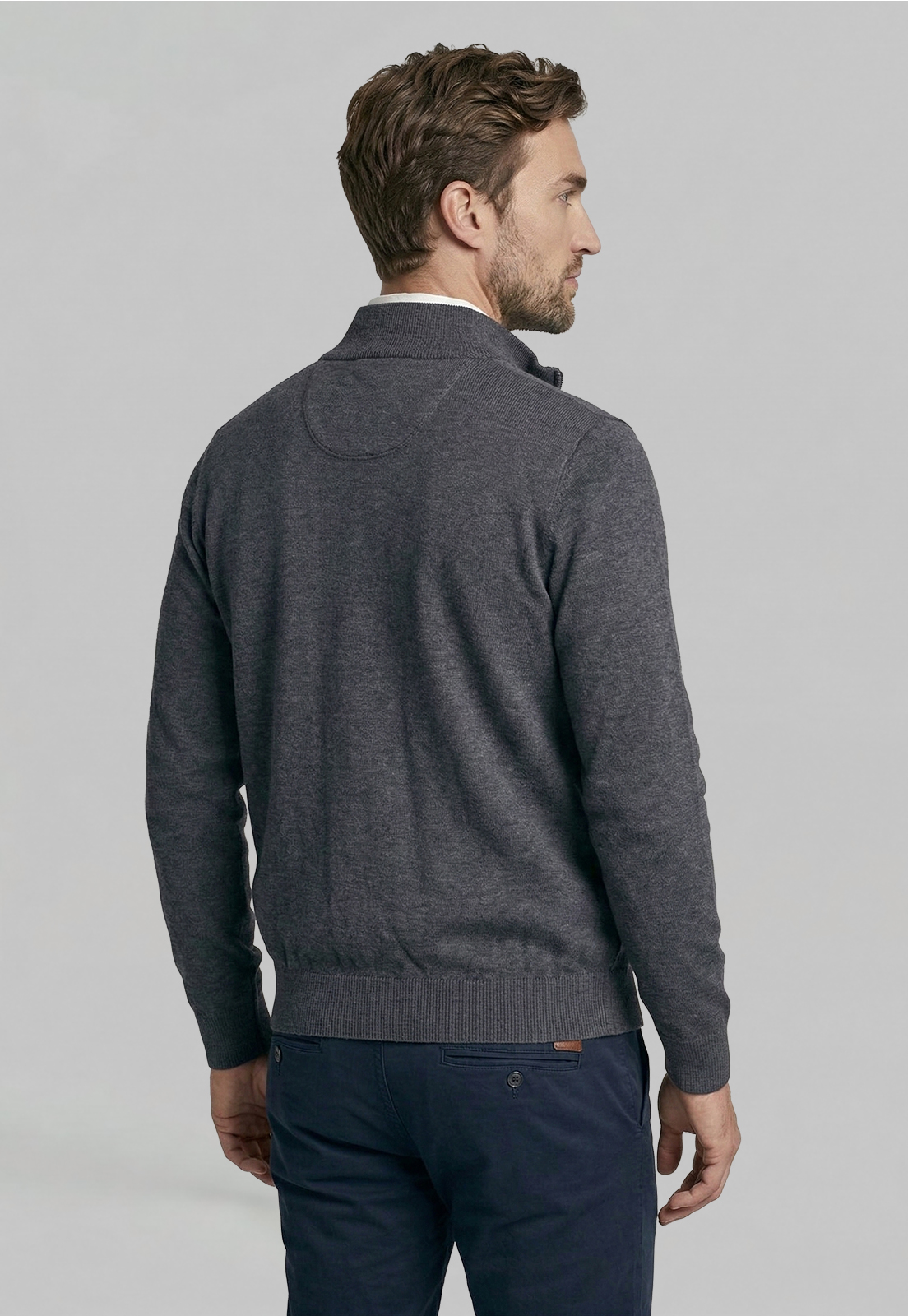SWEATER BERKELEY GRAPHITO MELANGE - 4