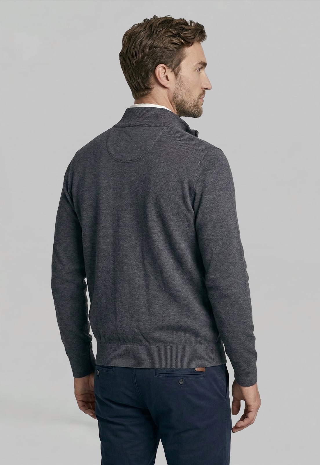 SWEATER BERKELEY GRAPHITO MELANGE - 4