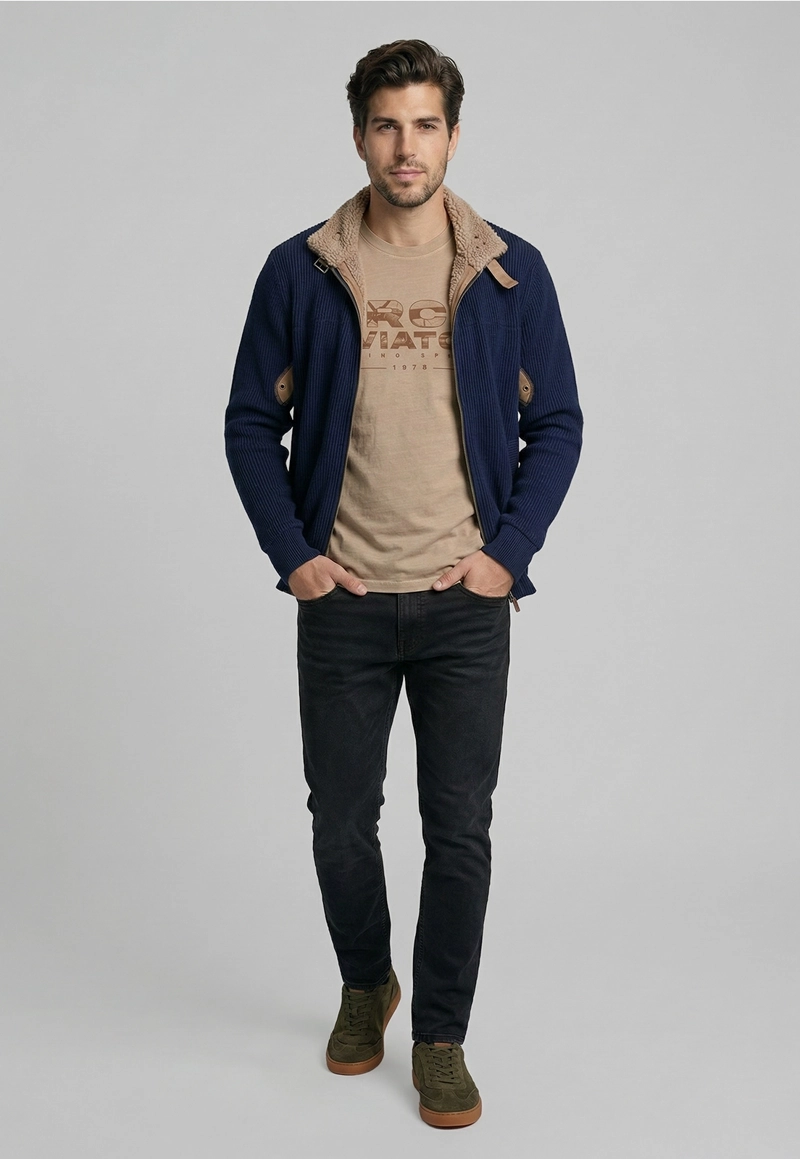 SWEATER DENTON NAVY - 2