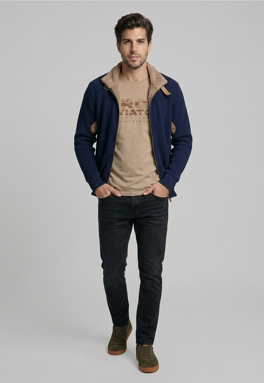 SWEATER DENTON NAVY - 2