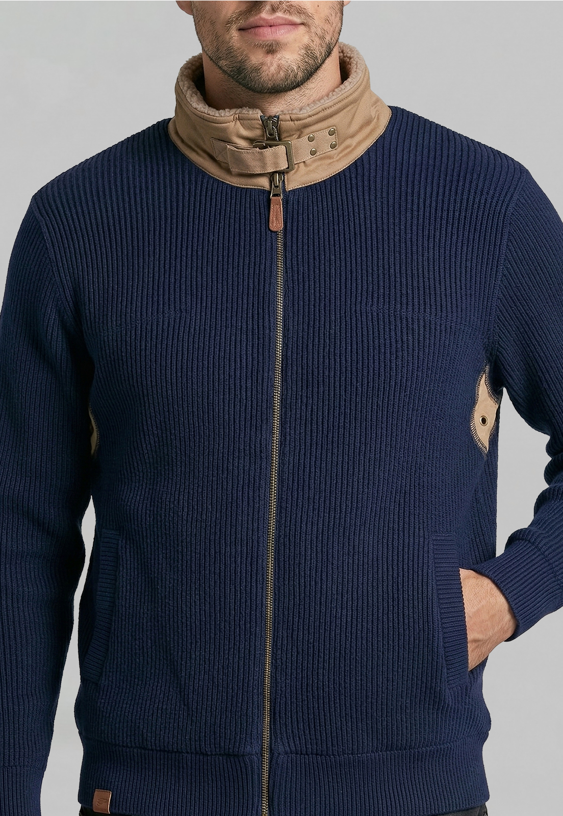SWEATER DENTON NAVY - 3