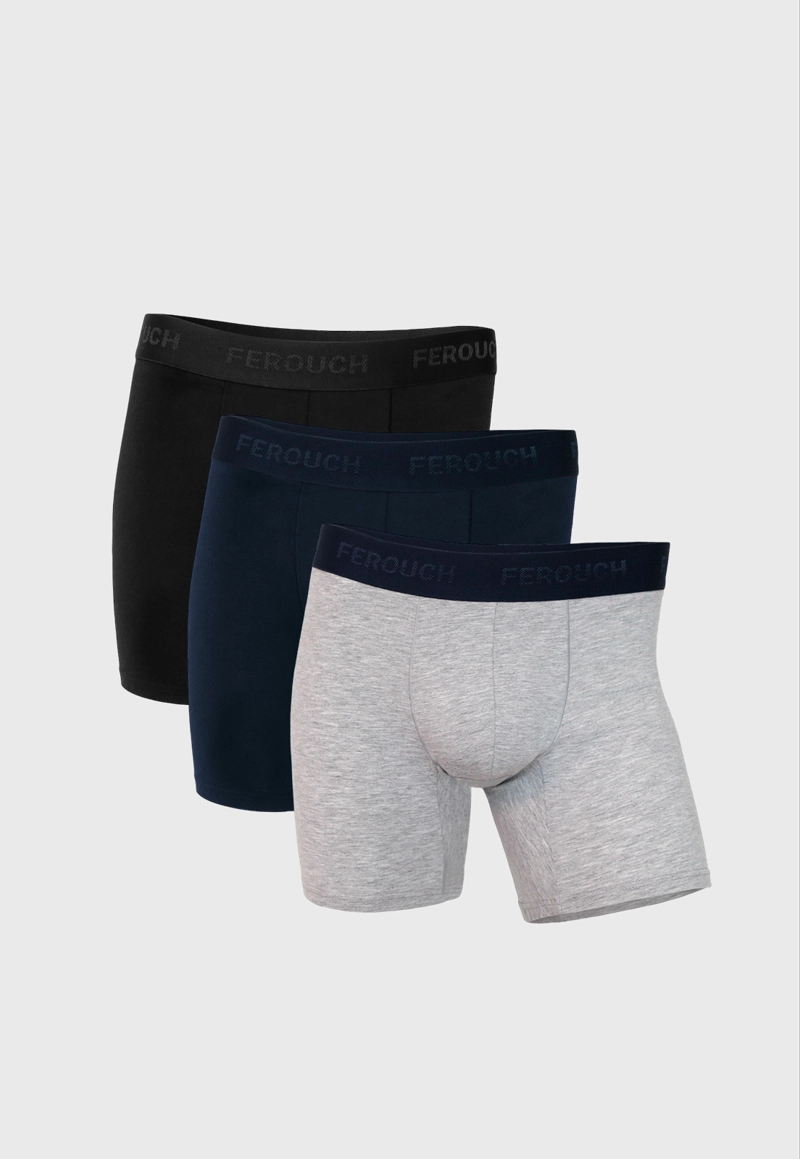 TRIPACK BOXER SURTIDO COLOR NAVY - 1