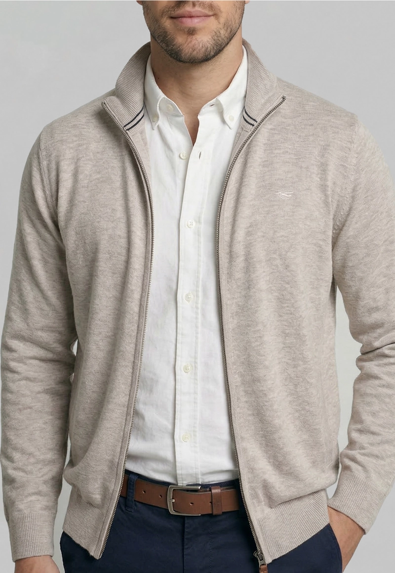 SWEATER BERKELEY BEIGE MELANGE - 3