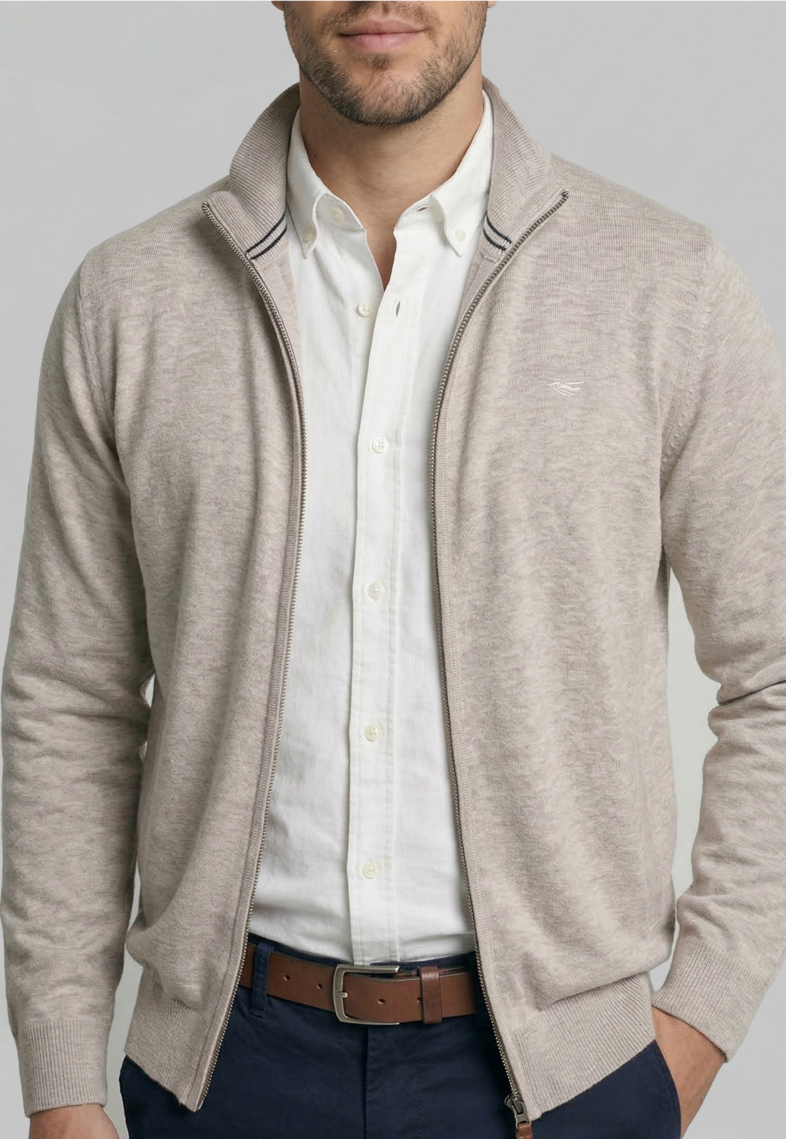 SWEATER BERKELEY BEIGE MELANGE - 3