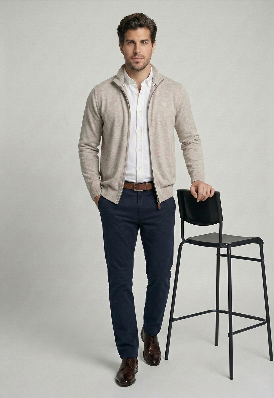 SWEATER BERKELEY BEIGE MELANGE - 5