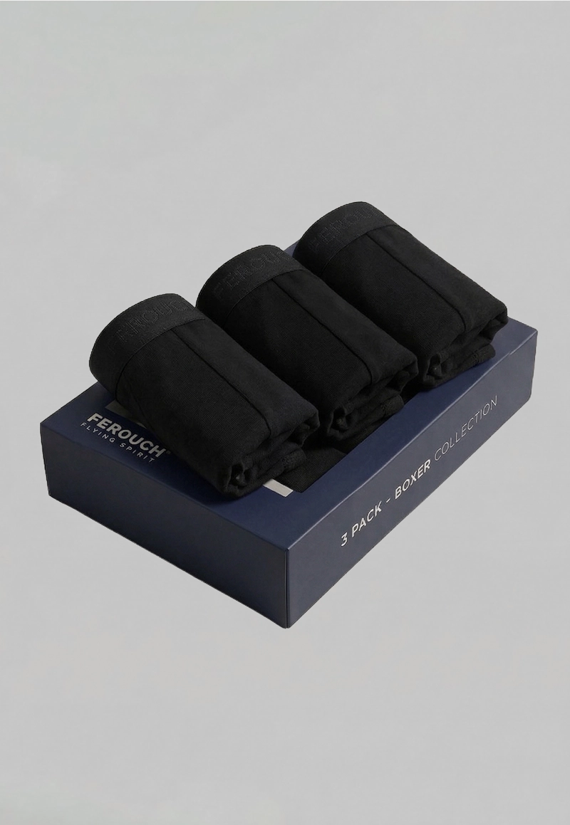 TRIPACK BOXER BLACK BLACK - 2