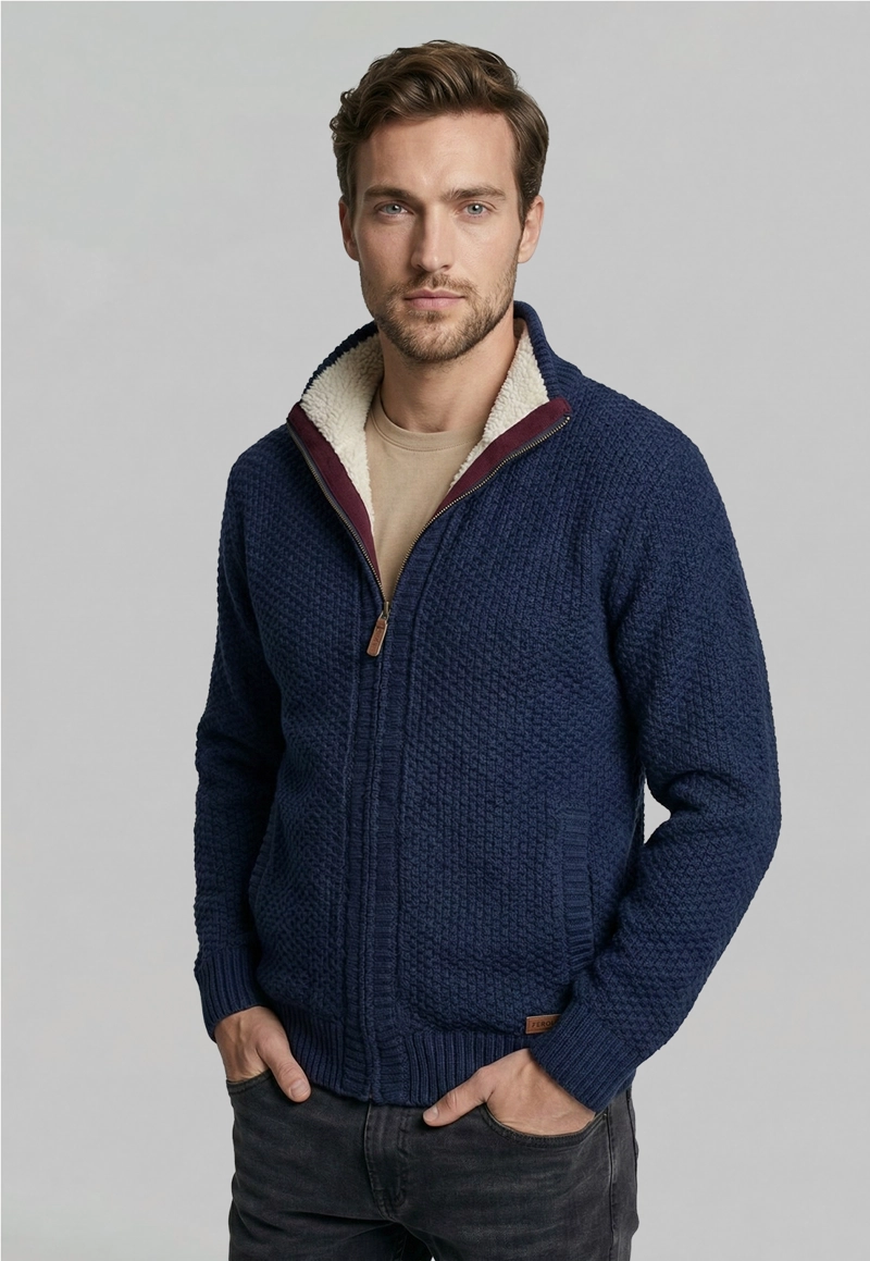 SWEATER CLEARWATER NAVY MELANGE - 1