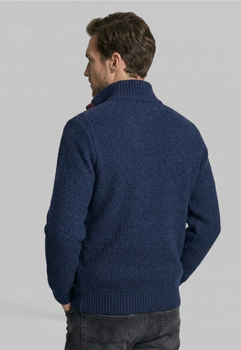 SWEATER CLEARWATER NAVY MELANGE - 4
