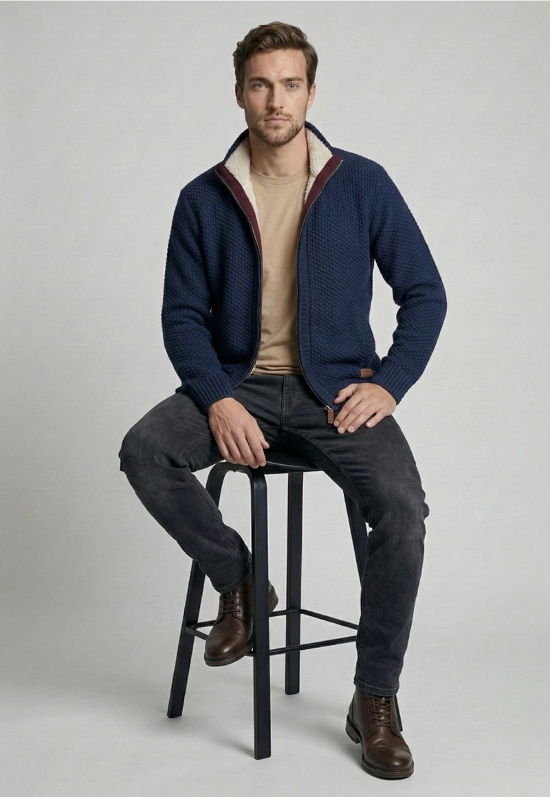 SWEATER CLEARWATER NAVY MELANGE - 5
