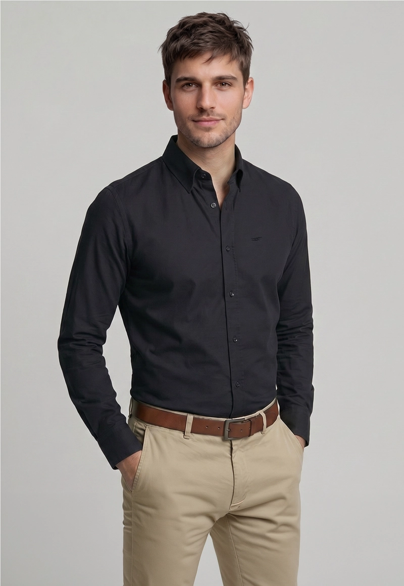 CAMISA DUBLIN BLACK - 1