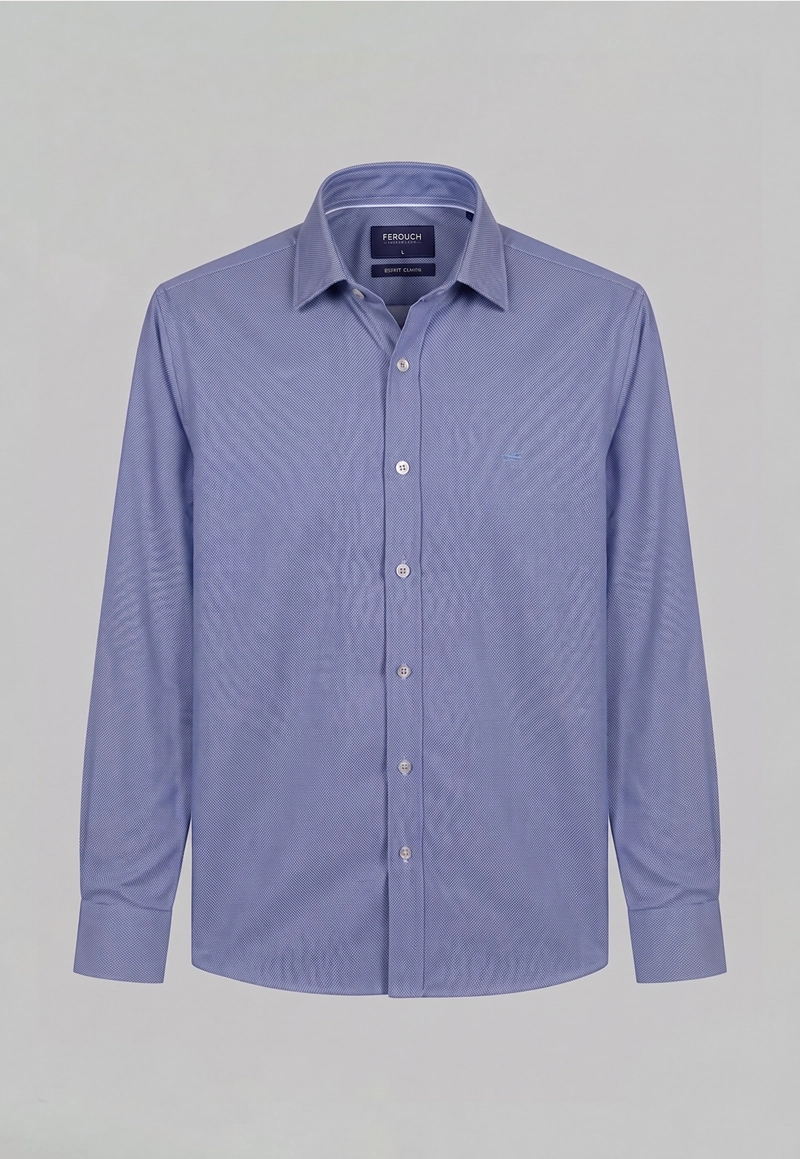 CAMISA REGULAR SPORT SKY OXFORD - 5